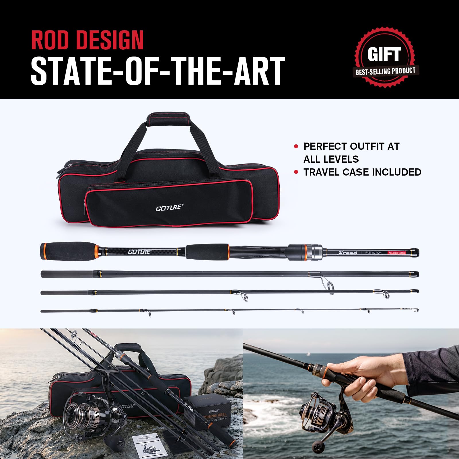 Goture Portable Spinning Fishi - Reel Bag 리뷰 및 가격