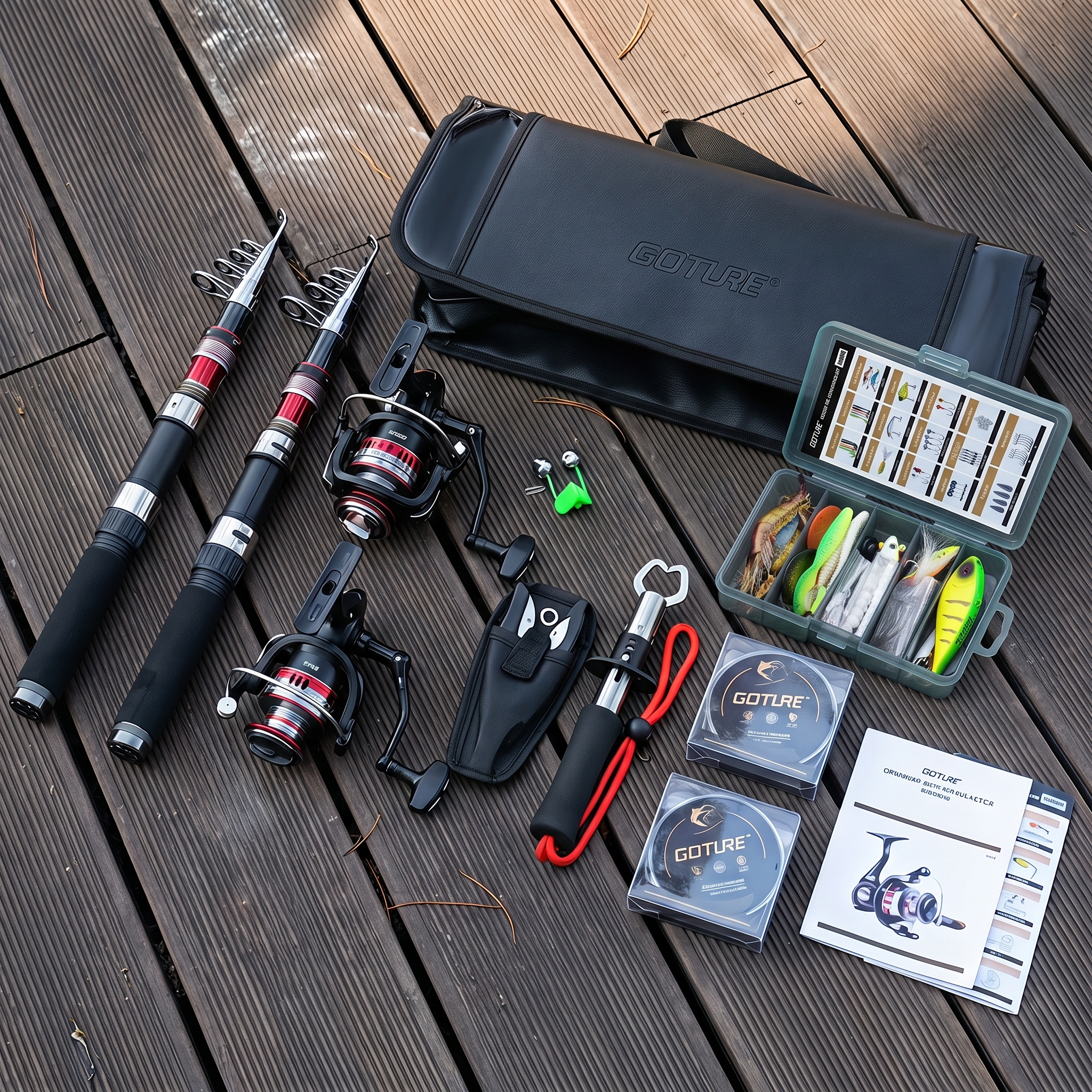 Goture Telescopic Fishing Rod  - Reel Bag 리뷰 및 가격