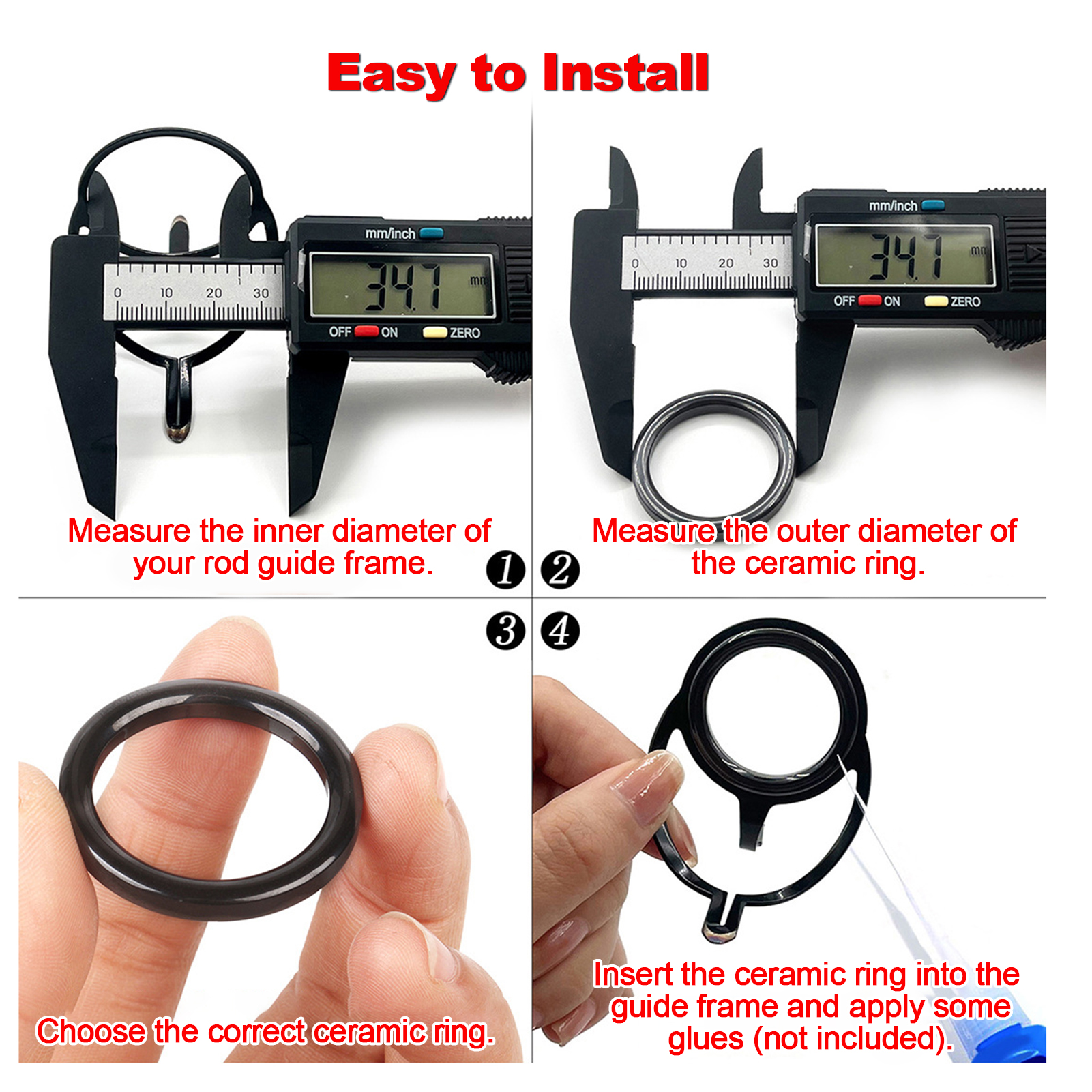 Fishing Rod Guide Repair Kit C - Reel Repair Kit 리뷰 및 가격