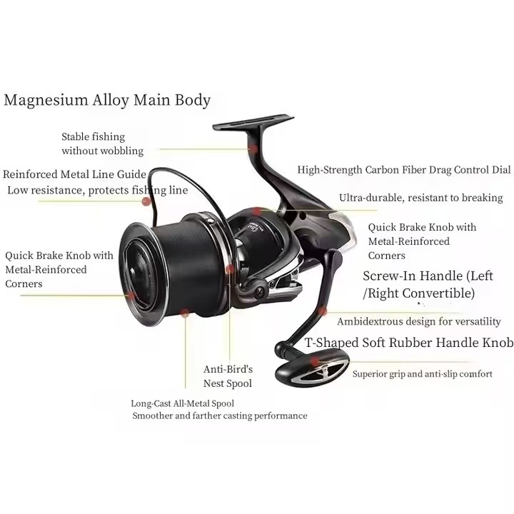 Fishing Reel Carp New  Body 12 - Reel Spare Spool 리뷰 및 가격