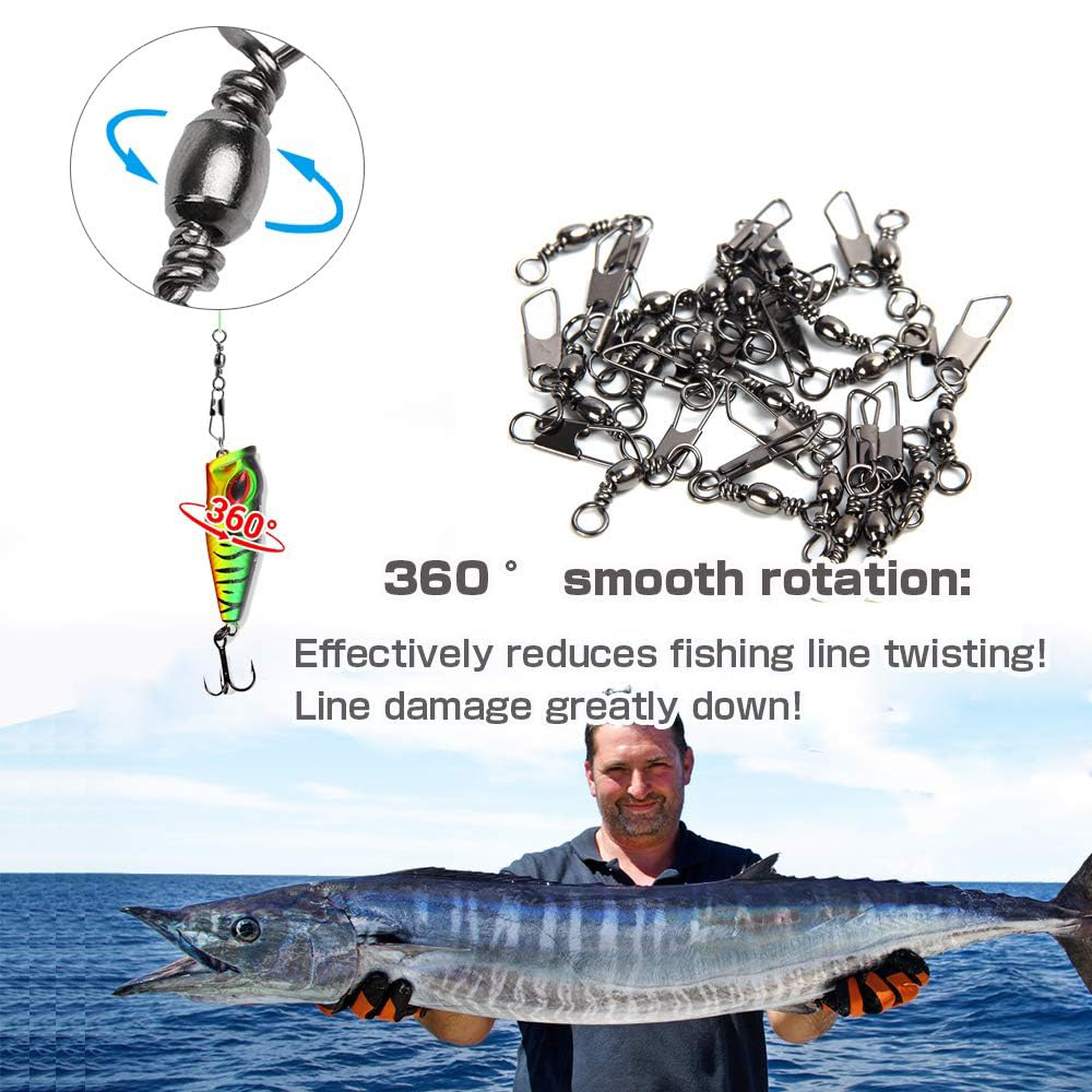 50Pcs Stainless Steel Snap Swi - Baitcasting Reel 리뷰 및 가격