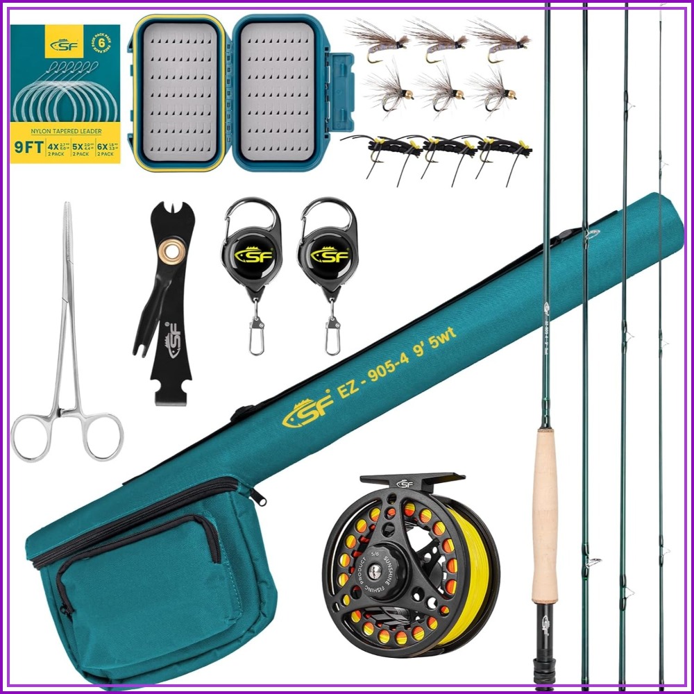 Fly Fishing Rod Combo Starter  - Reel Case 리뷰 및 가격