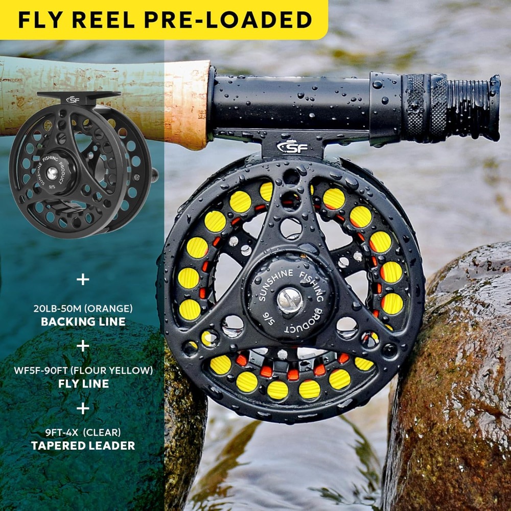 Fly Fishing Rod Combo Starter  - Reel Case 리뷰 및 가격