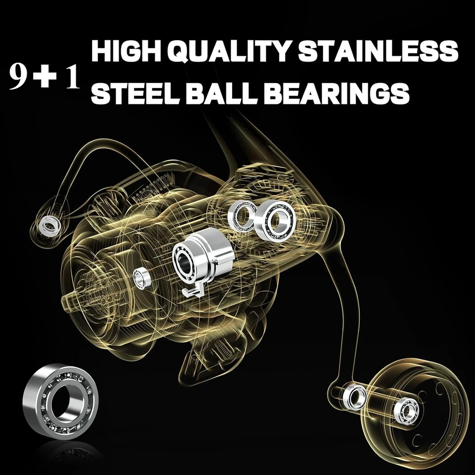Spinning Reel, 9+1 BB Incredib - Spinning Reel 리뷰 및 가격
