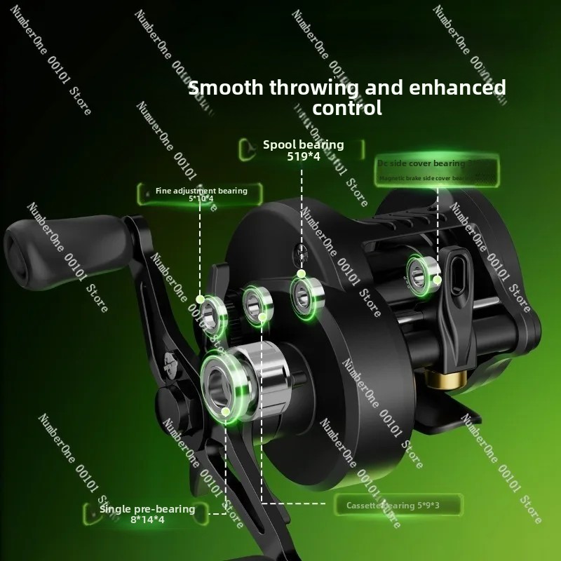 Electronic Magnetic Brake Fish - Baitcasting Reel 리뷰 및 가격