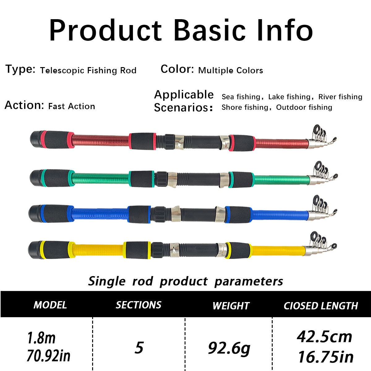 Mini Telescopic Sea Fishing Ro - Reel Bag 리뷰 및 가격