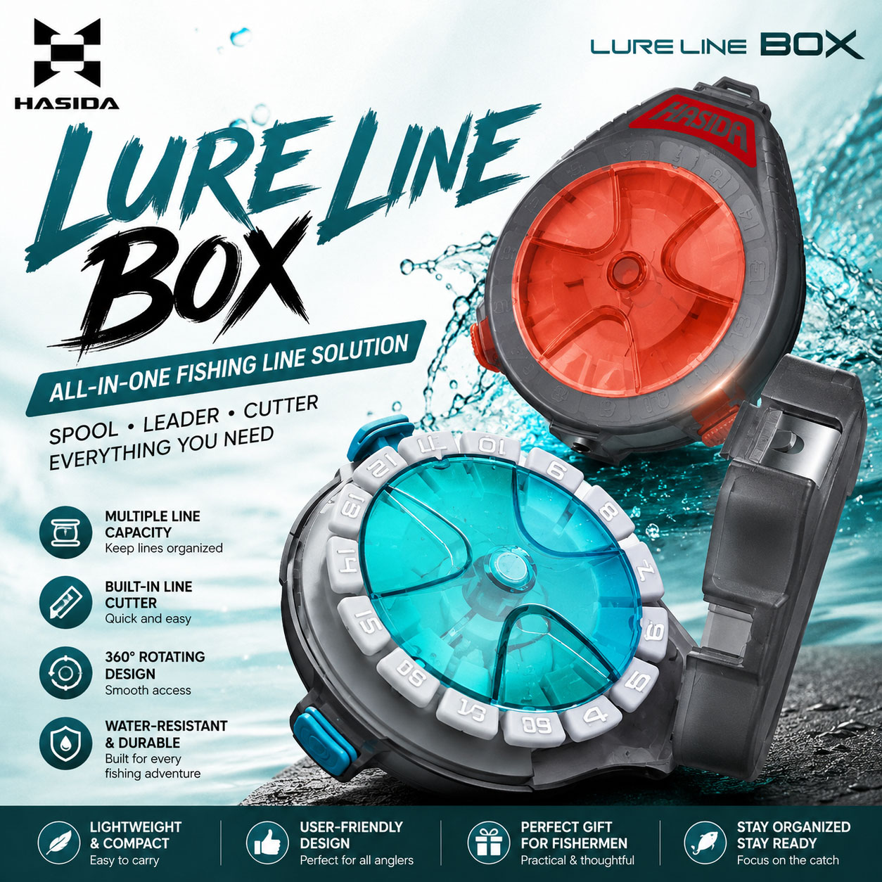 HASIDA Sub Line Box Fishing Ta - Spinning Reel 리뷰 및 가격