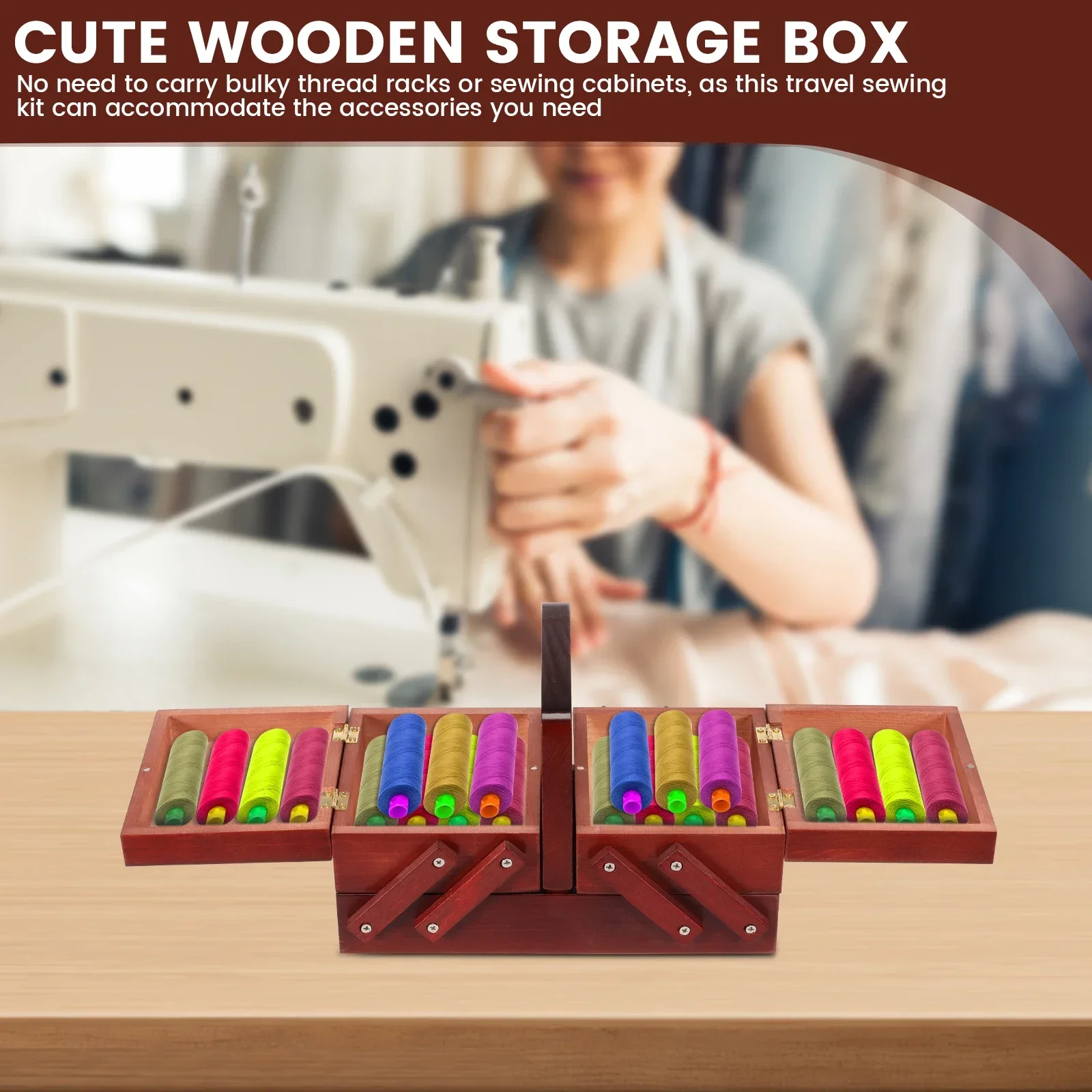 Expandable Sewing Thread Box W - Reel Case 리뷰 및 가격