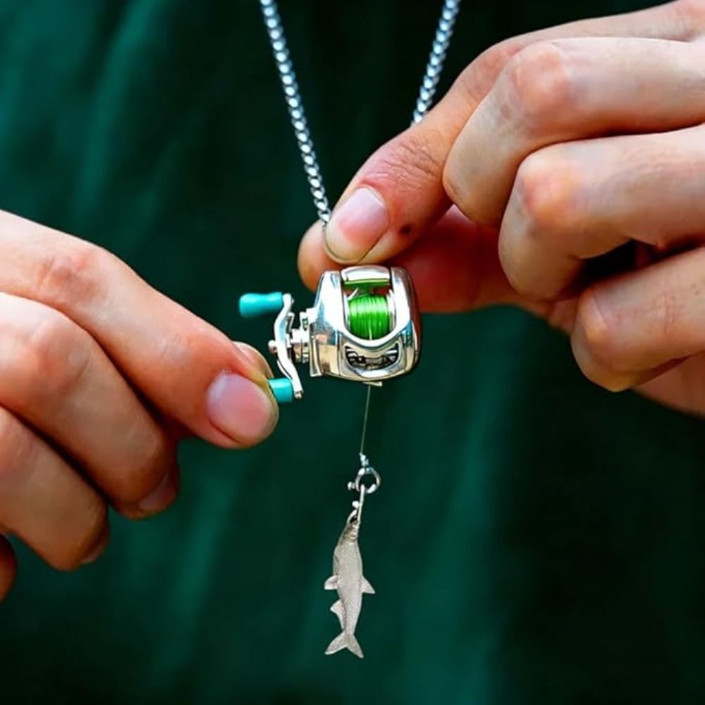 Mini Fishing Reel Necklace Fis - Reel Bag 리뷰 및 가격