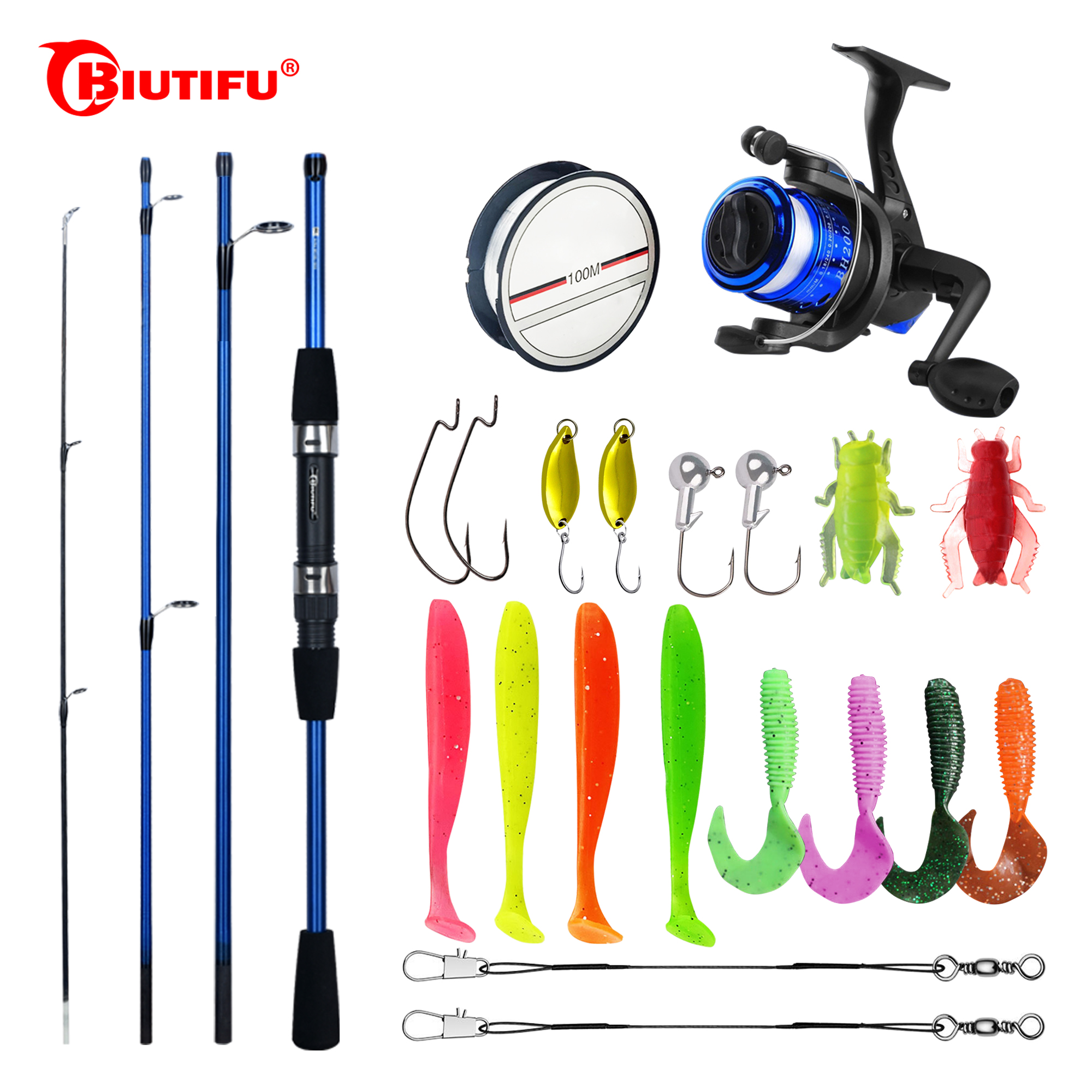 BIUTIFU Spinning Fishing Rod S - Spincast Reel 리뷰 및 가격
