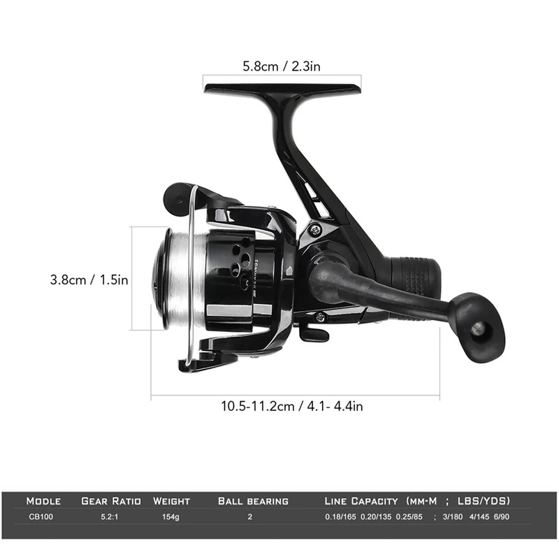 BRAVMAK 2.1/ 2.3 mTelescopic F - Spincast Reel 리뷰 및 가격
