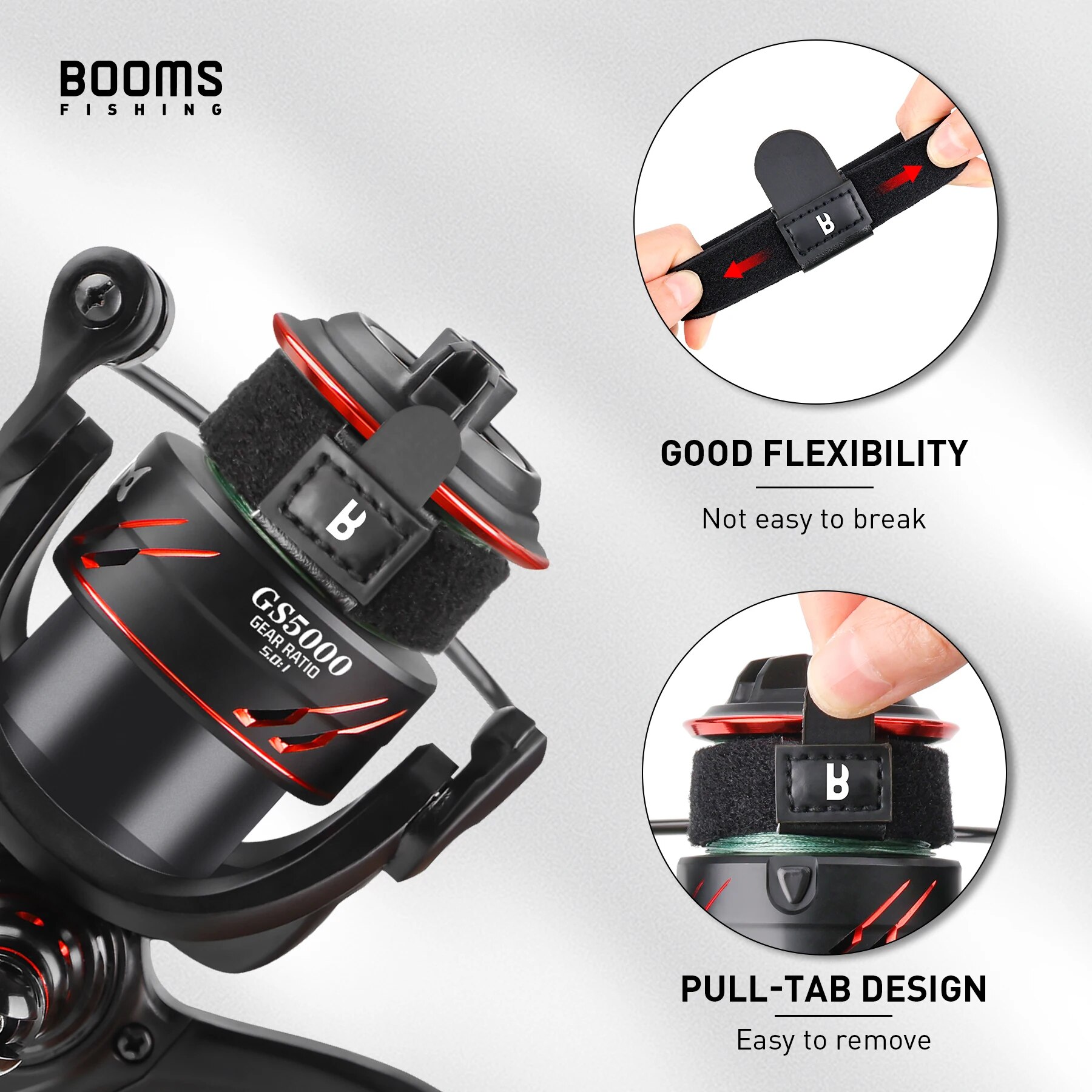 Booms Fishing SB1 4Pcs Spinnin - Reel Cover 리뷰 및 가격