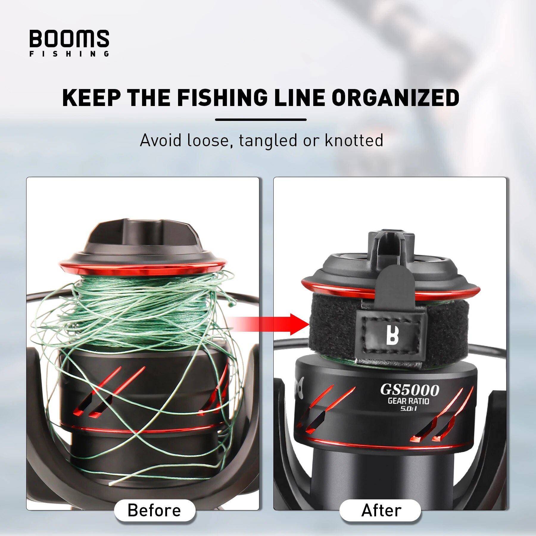 Booms Fishing SB1 4Pcs Spinnin - Reel Cover 리뷰 및 가격